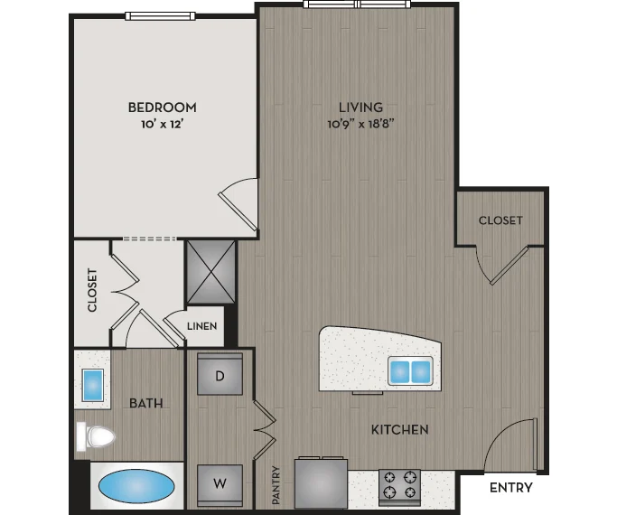 District at Greenbriar Houston Apartments FloorPlan 3