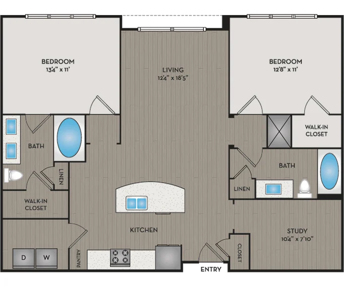 District at Greenbriar Houston Apartments FloorPlan 8