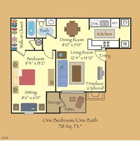 Driscoll Place Floor Plan 3