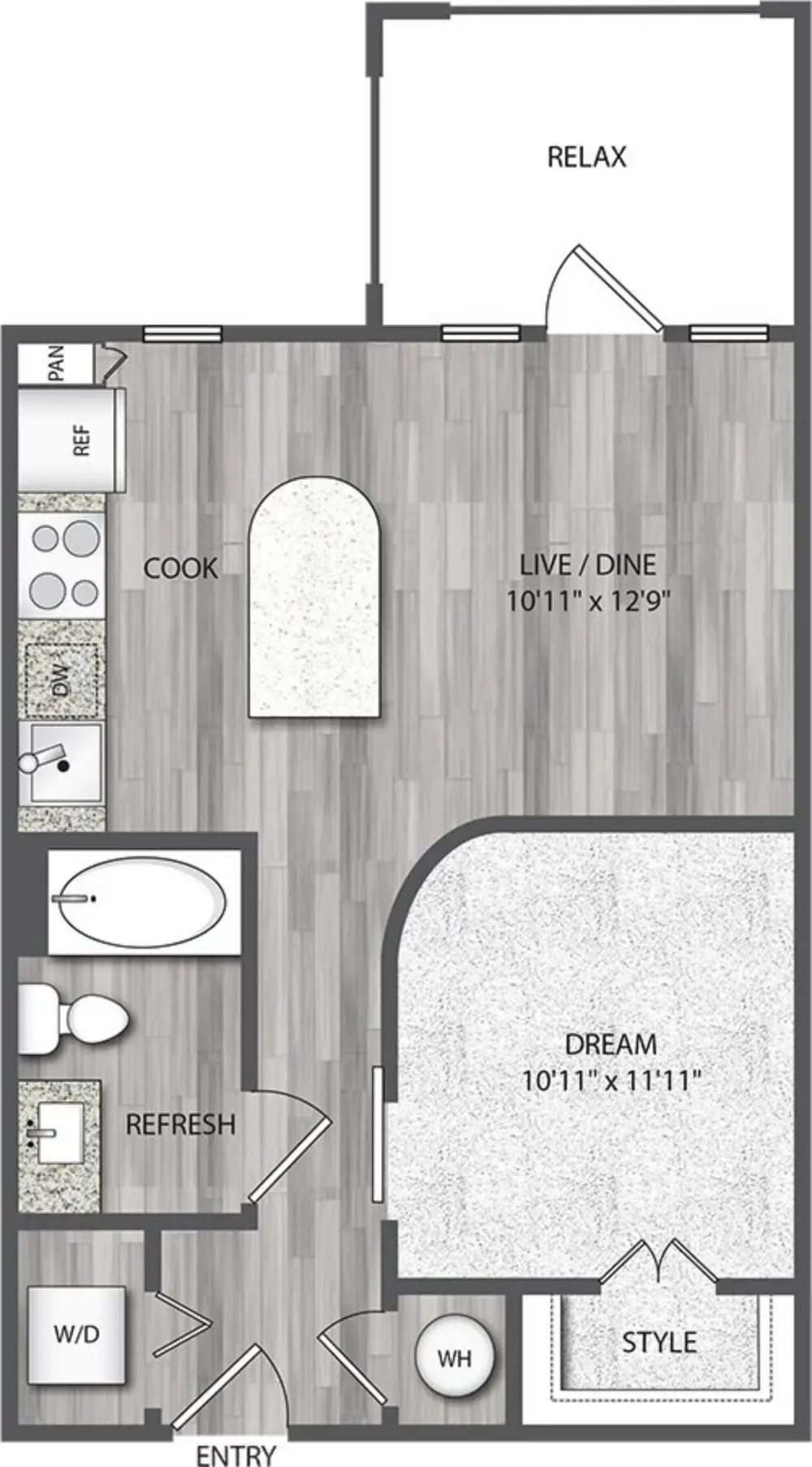 Encore Montrose Houston Apartments FloorPlan 4