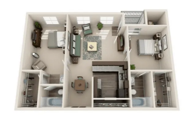 Estates at Cypress Houston Apartments FloorPlan 2