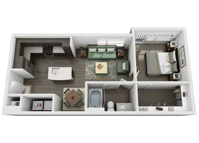 Everlee Houston Apartments FloorPlan 2