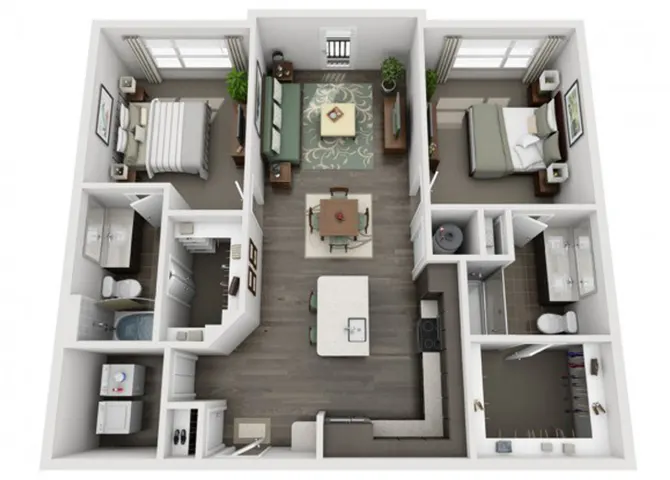 Everlee Houston Apartments FloorPlan 5