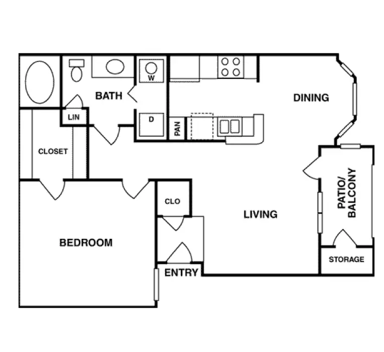 Fairmont First Colony Houston Apartments FloorPlan 2