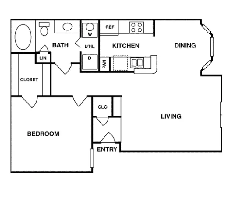 Fairmont First Colony Houston Apartments FloorPlan 3