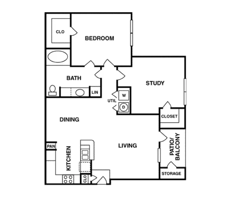 Fairmont First Colony Houston Apartments FloorPlan 5