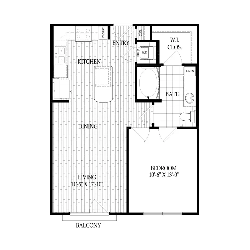 Fairmont Museum District Houston Apartments FloorPlan 2