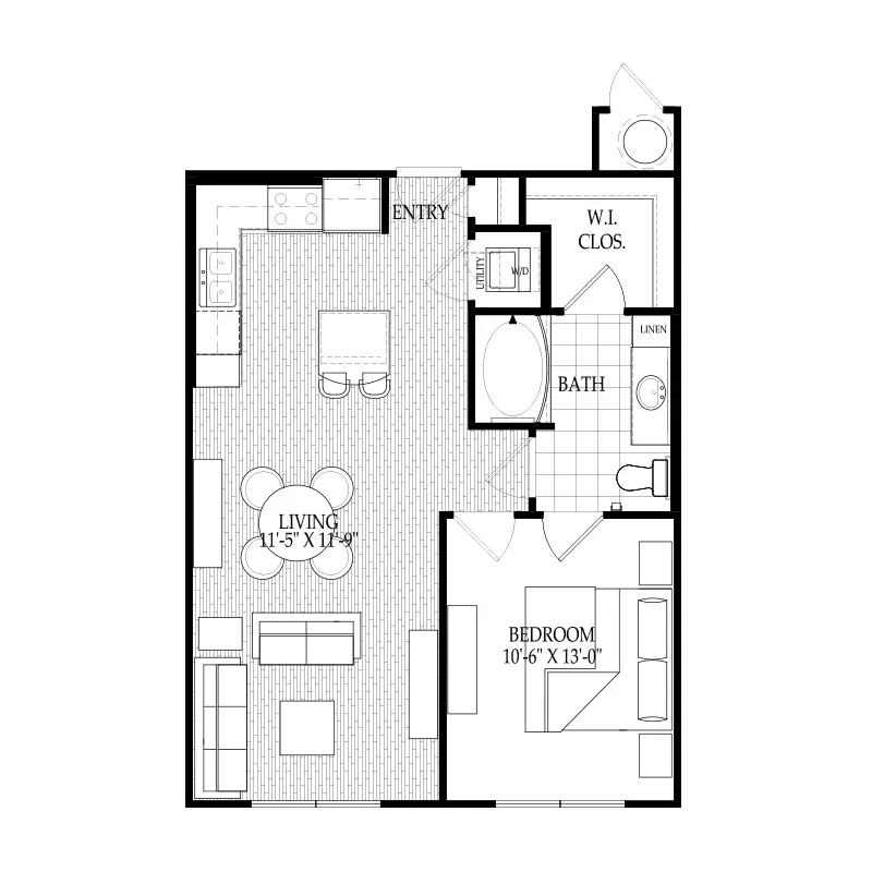 Fairmont Museum District Houston Apartments FloorPlan 25