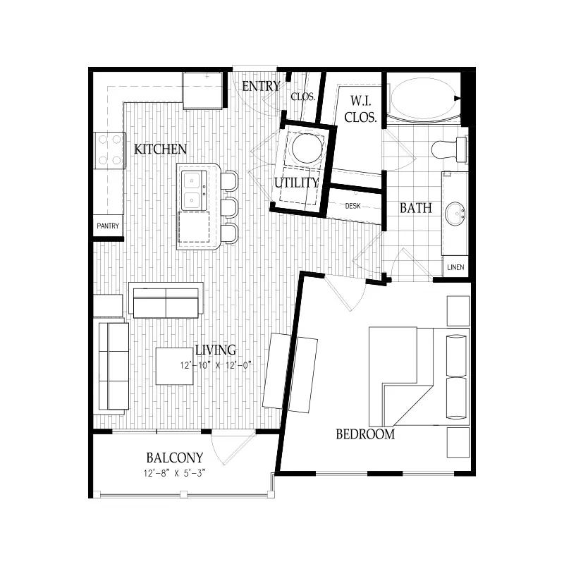Fairmont Museum District Houston Apartments FloorPlan 26
