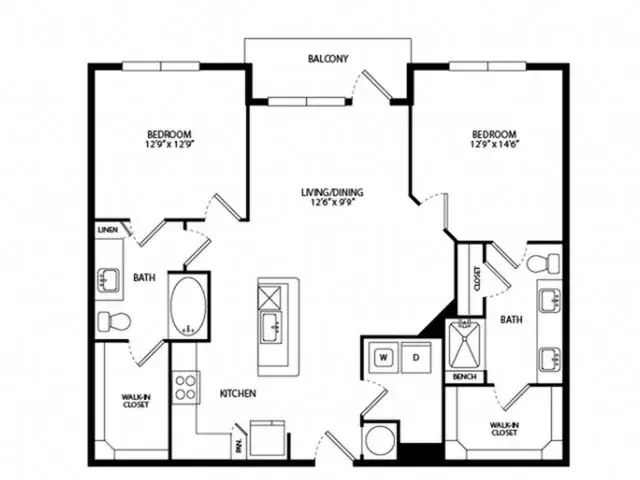 Foundry on 19th Apartment Floor Plan 11