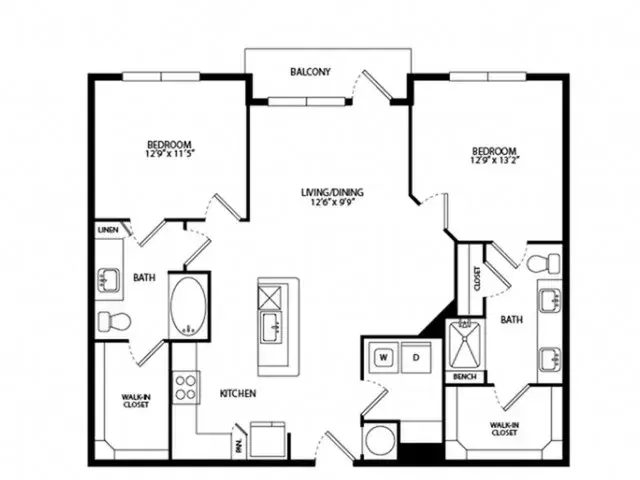 Foundry on 19th Apartment Floor Plan 12