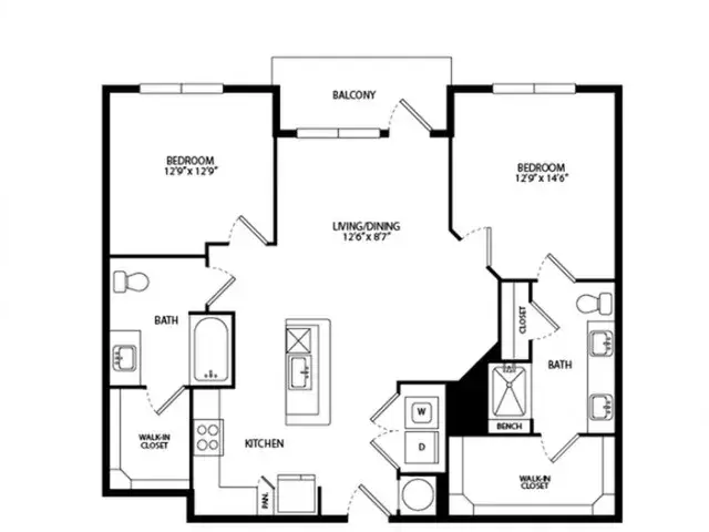 Foundry on 19th Apartment Floor Plan 13