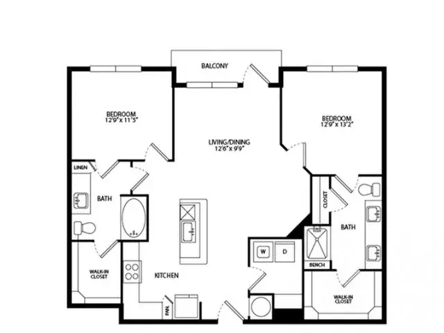 Foundry on 19th Apartment Floor Plan 14