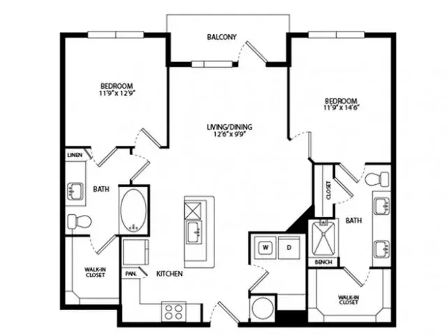 Foundry on 19th Apartment Floor Plan 16