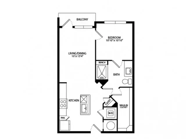 Foundry on 19th Apartment Floor Plan 2