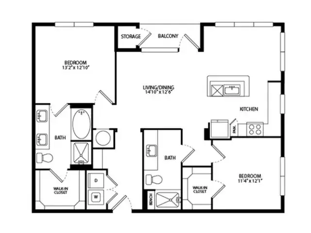 Foundry on 19th Apartment Floor Plan 20