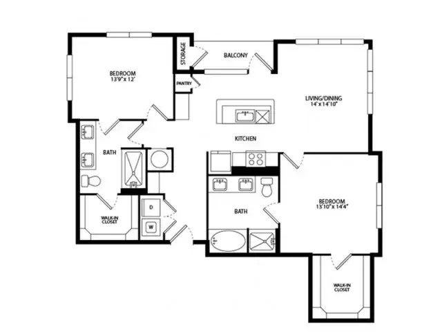 Foundry on 19th Apartment Floor Plan 21