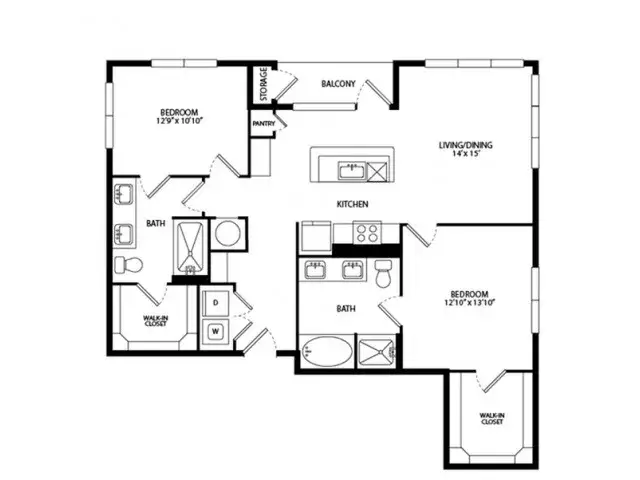 Foundry on 19th Apartment Floor Plan 22