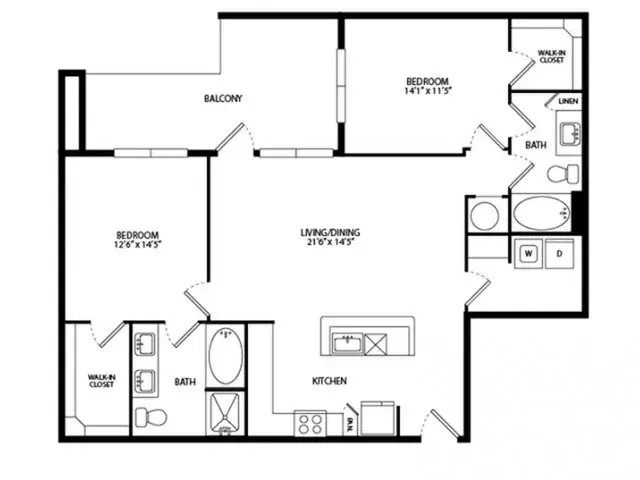 Foundry on 19th Apartment Floor Plan 25