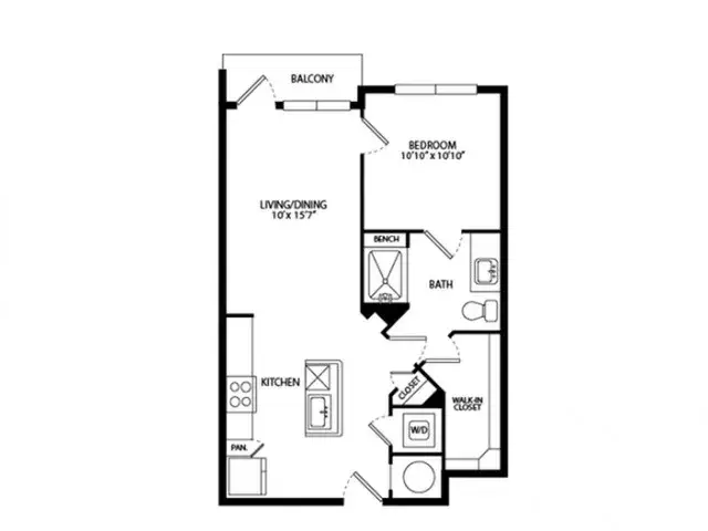 Foundry on 19th Apartment Floor Plan 4