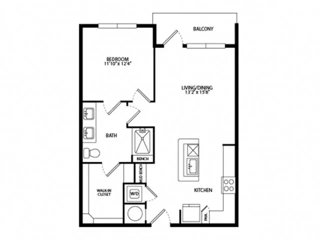 Foundry on 19th Apartment Floor Plan 6