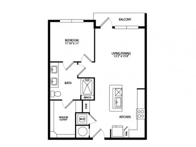 Foundry on 19th Apartment Floor Plan 7