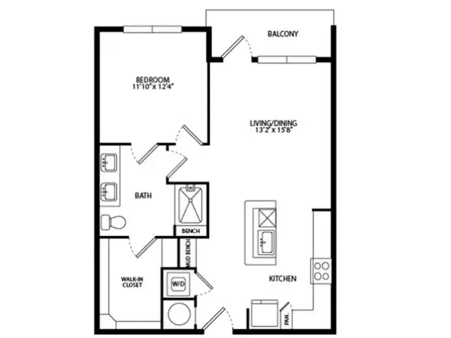 Foundry on 19th Apartment Floor Plan 8