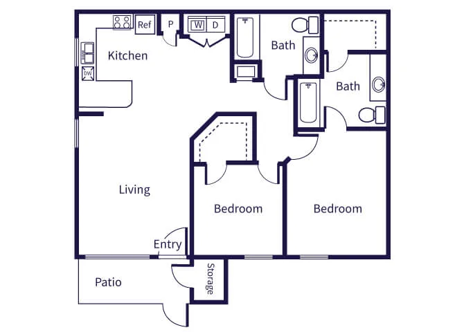 Fountains at Tidwell Floor Plan 2