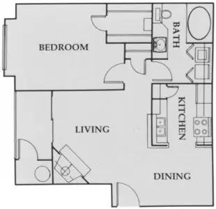 Gables CityWalk Apartments Houston FloorPlan 2