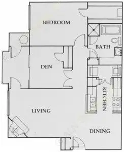 Gables CityWalk Apartments Houston FloorPlan 4
