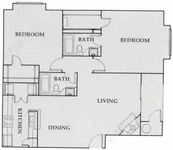 Gables CityWalk Apartments Houston FloorPlan 6