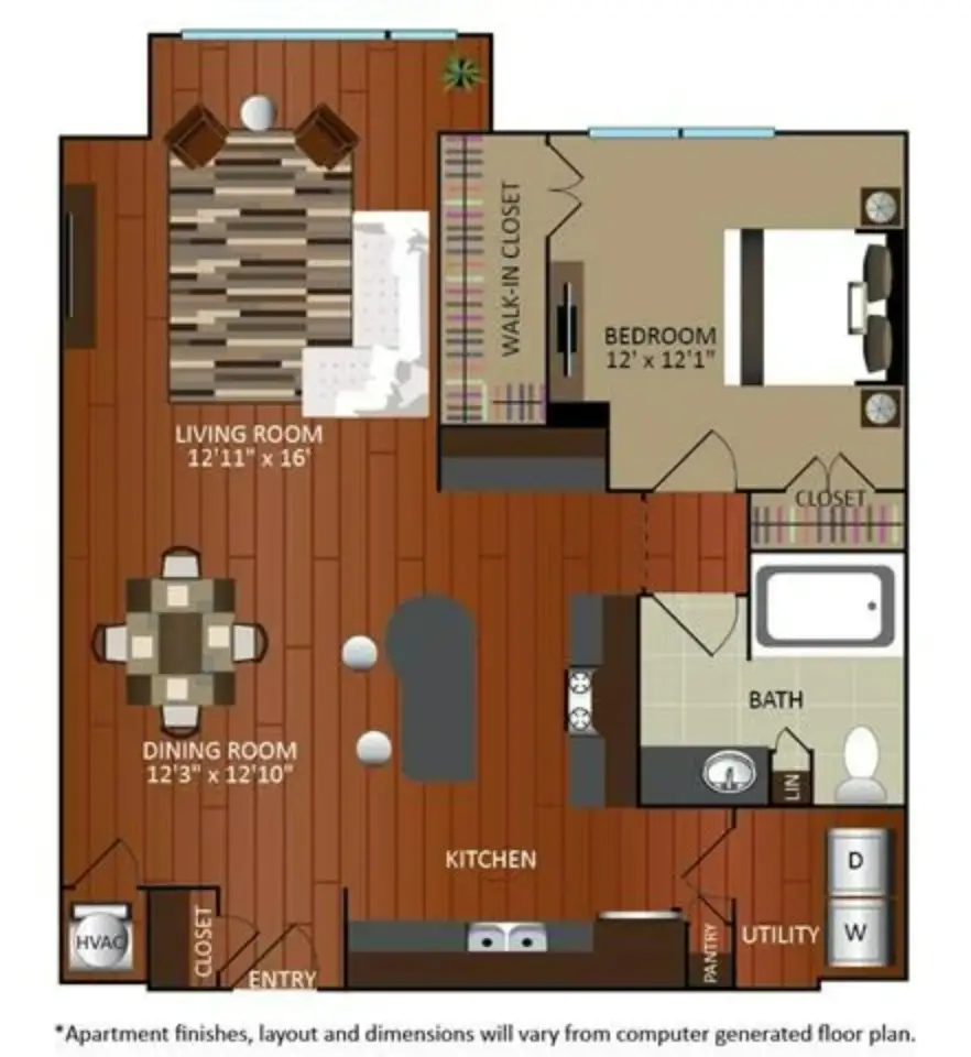 Gables Revere Upper Kirby Houston Apartments FloorPlan 10