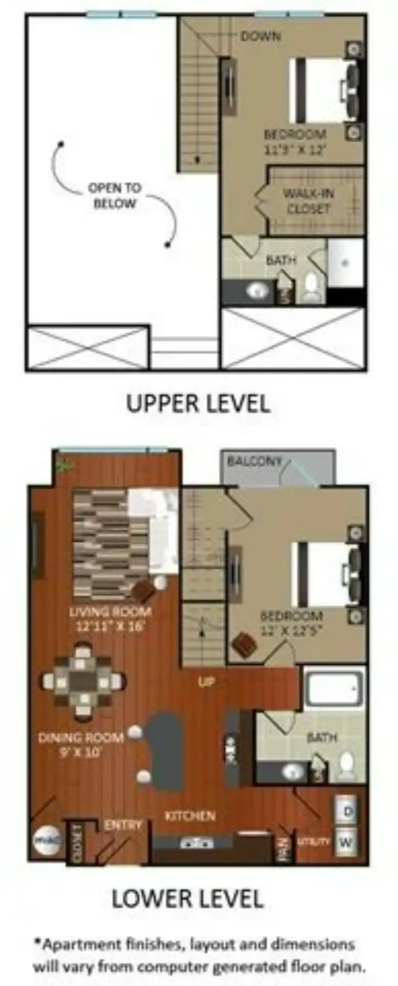 Gables Revere Upper Kirby Houston Apartments FloorPlan 16