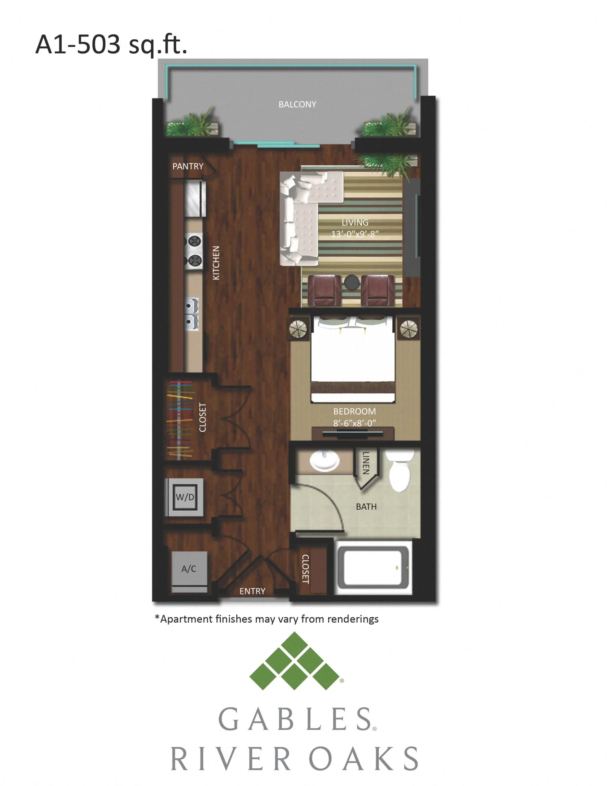 Gables River Oaks Floor Plan 1
