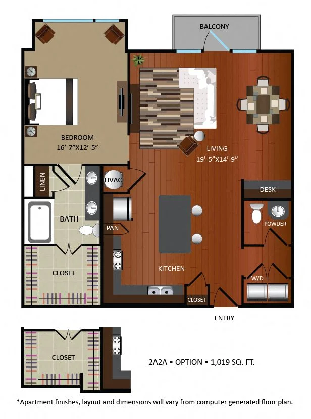 Gables Upper Kirby Houston Apartments FloorPlan 15