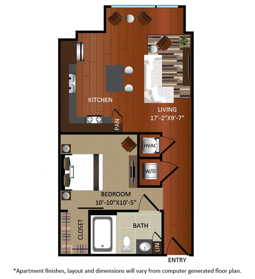 Gables Upper Kirby Houston Apartments FloorPlan 4