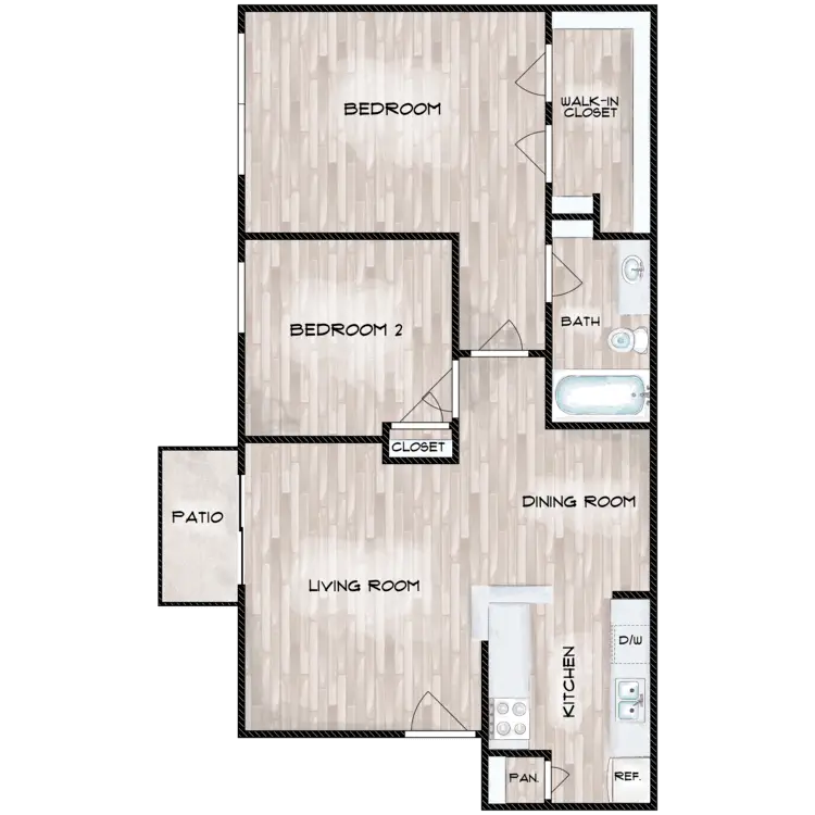 Gables at Richmond Floor Plan 4