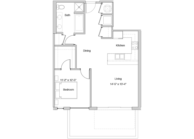 Grey House Floor Plan 1
