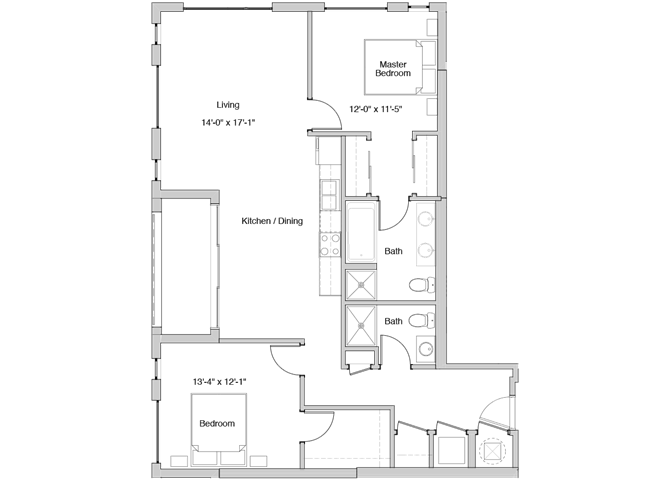Grey House Floor Plan 13