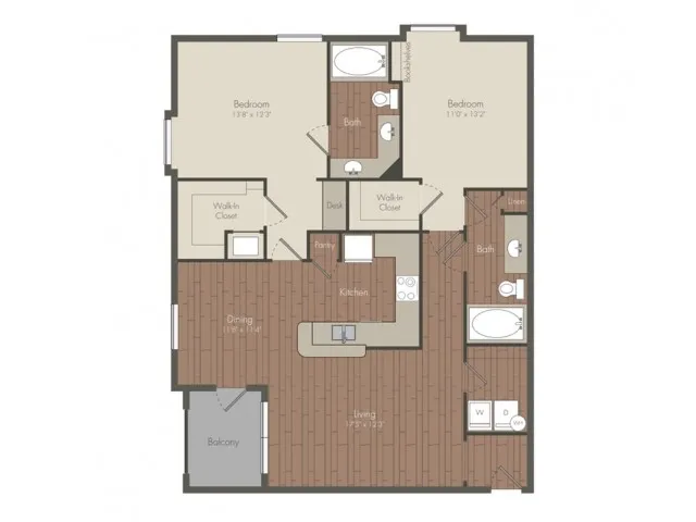 Grove at Sterling Ridge Houston apartment Floorplan 11
