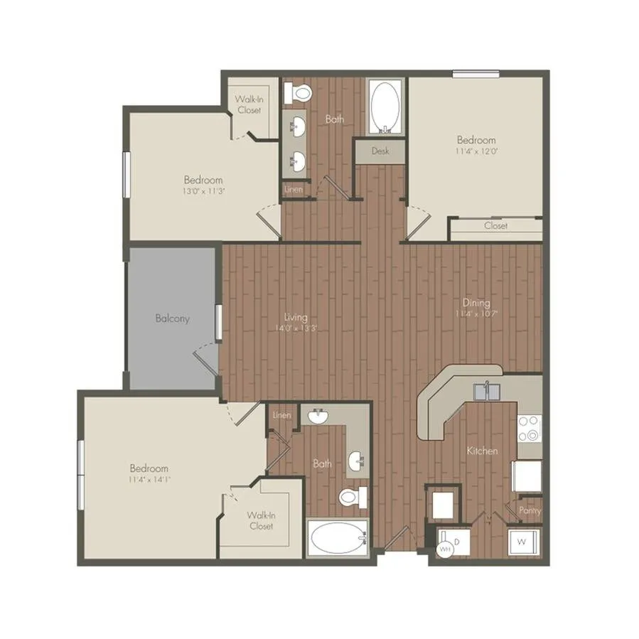Grove at Sterling Ridge Houston apartment Floorplan 18