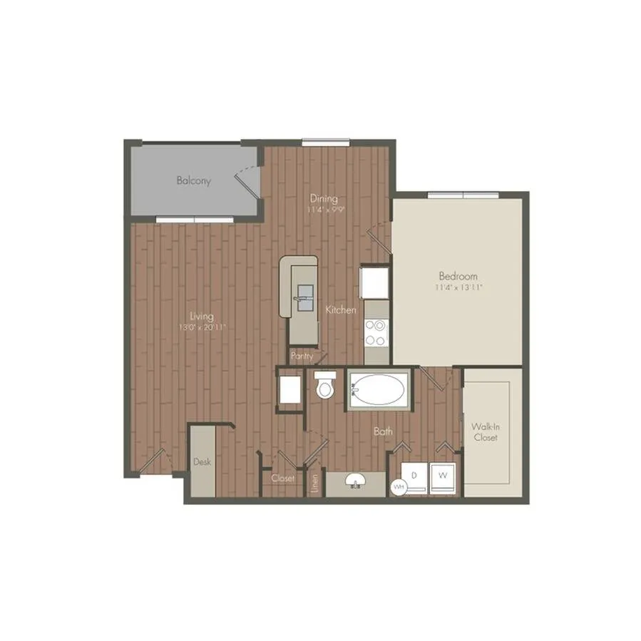 Grove at Sterling Ridge Houston apartment Floorplan 4