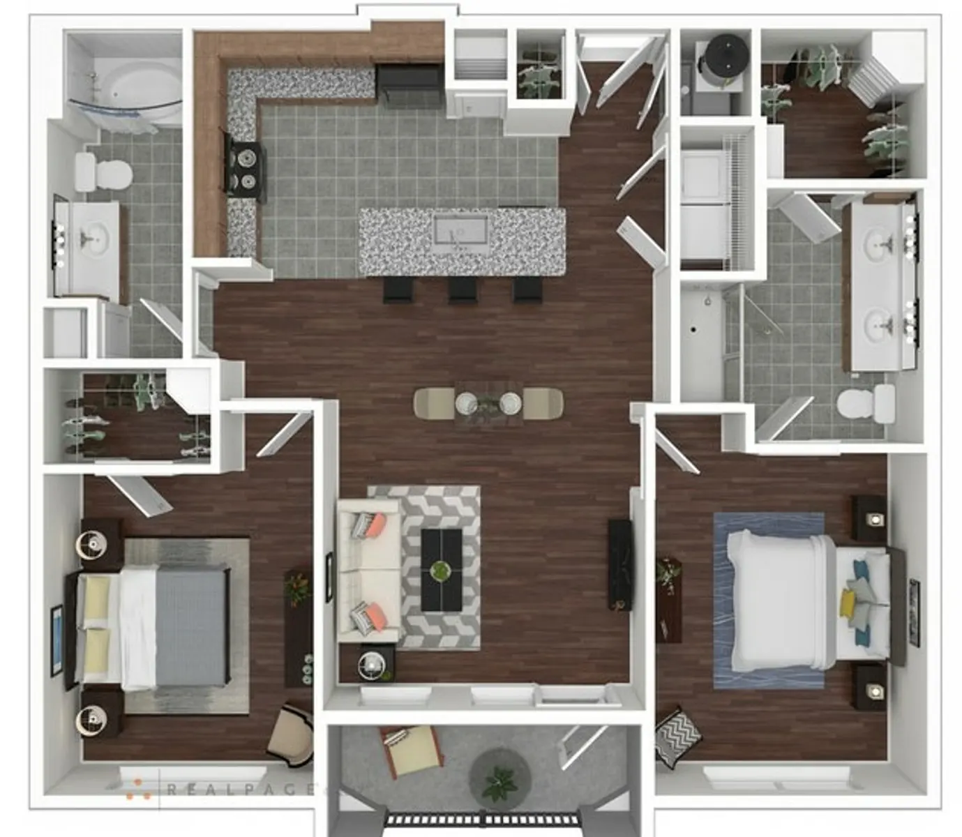 Haven at Main houston apartments floor plan 13