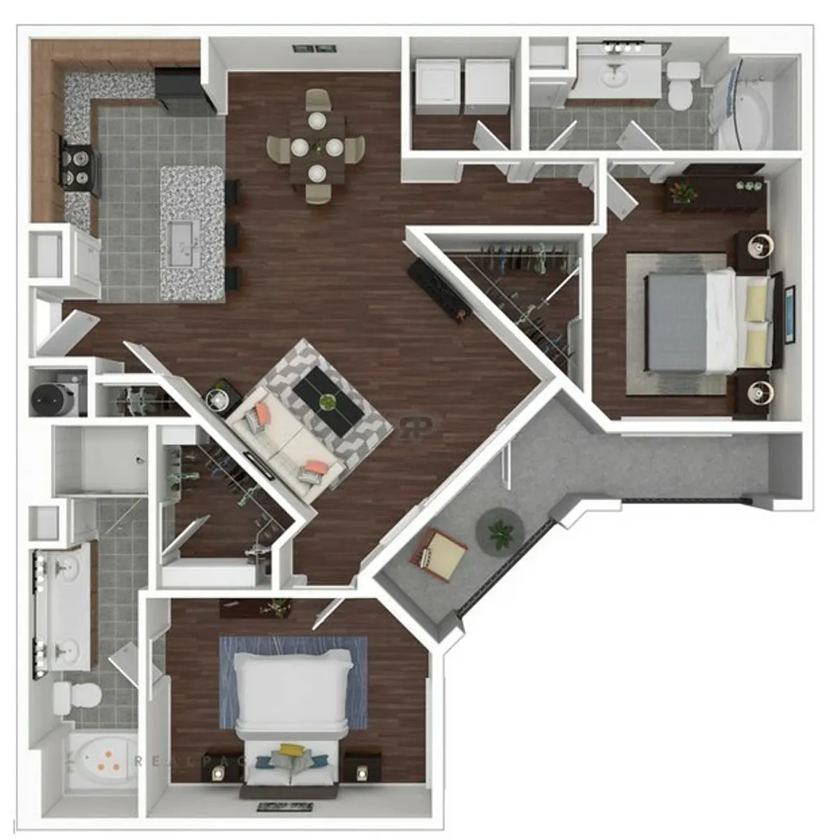 Haven at Main houston apartments floor plan 14