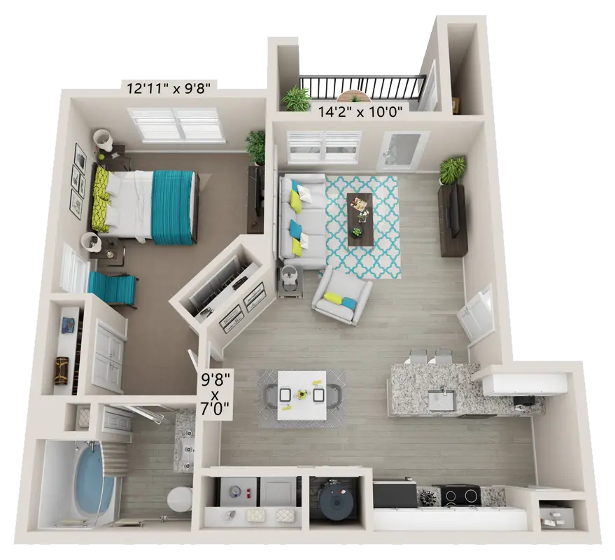 Hawthorne at Bay Forest Floor Plan 1