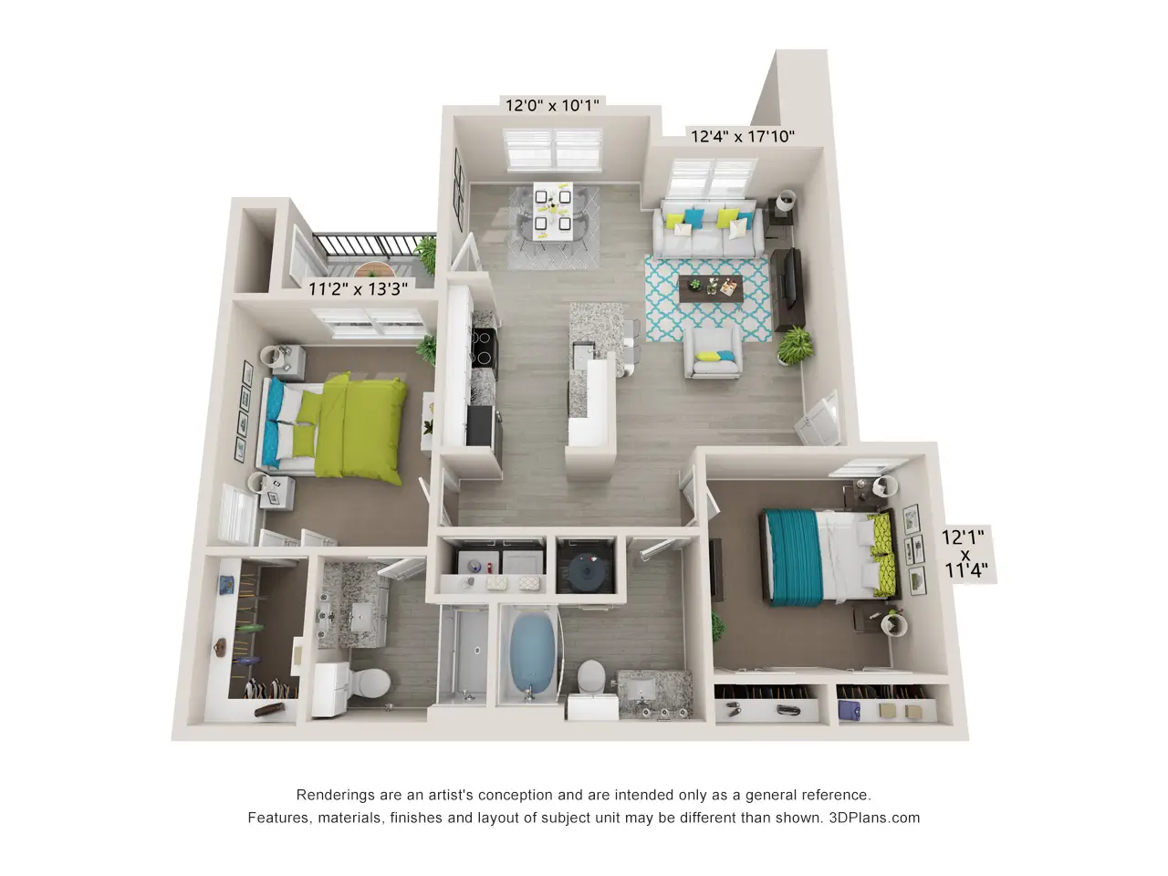 Hawthorne at Bay Forest Floor Plan 6