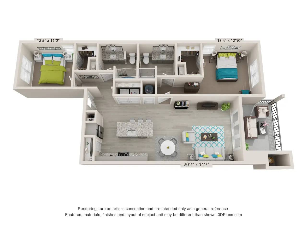 Hawthorne at Bay Forest Floor Plan 9