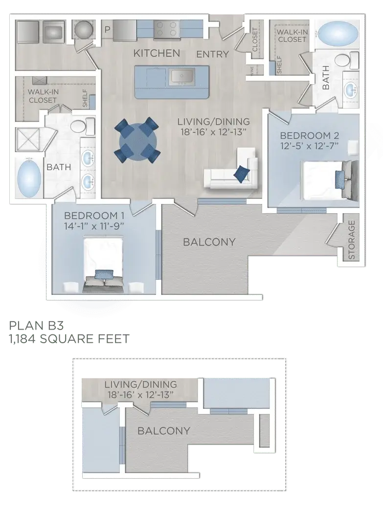 Holden Heights Houston Apartments FloorPlan 15