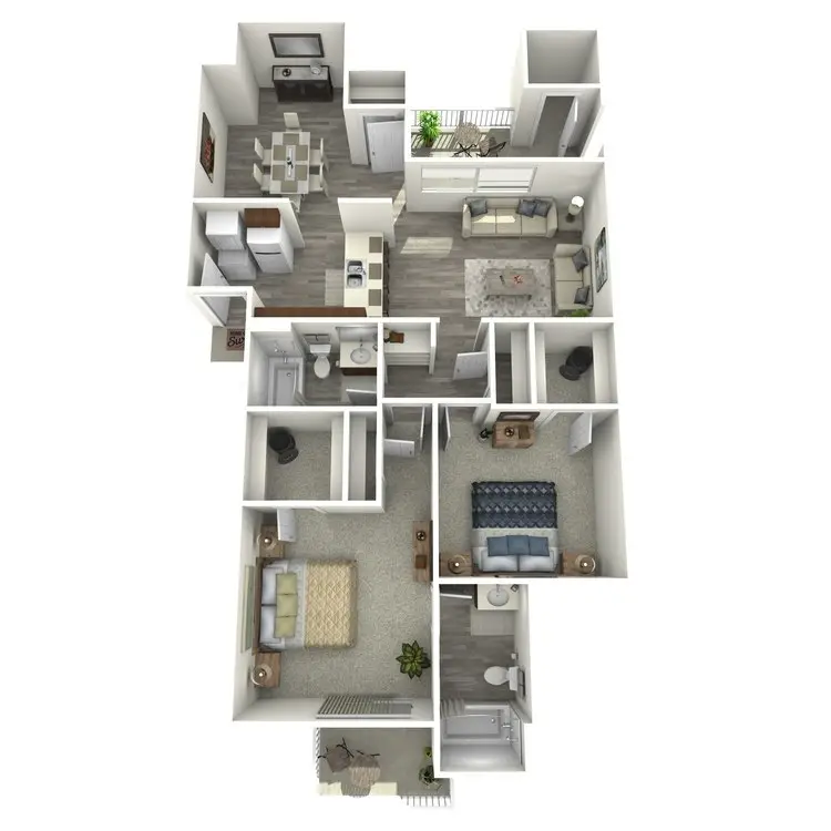 Island Bay Resort houston apartment floorplan 10