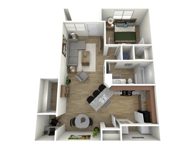 Katy Ranch Houston Apartments FloorPlan 18